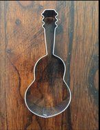Guitar cookie cutter Music instruments cake decorating fondant tool