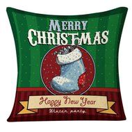 Christmas Pillow Case,Beautyvan Xmas Christmas Festival Sofa Home Decoration Socks Pillow Case Cushion Cover (L) N10