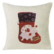 Christmas Pillow Case,Beautyvan Xmas Christmas Festival Sofa Home Decoration Socks Pillow Case Cushion Cover (L) N13