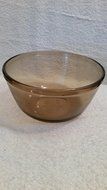 Vintage Anchor Hocking Fire King Amber 2.5 Quart Mixing Bowl No Lid N2