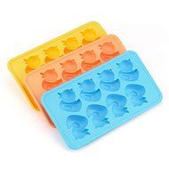 Y&amp;XL&amp;H Silicone Cartoon Duck Shape Ice Mould Ice Cubes Tray Pudding Jelly Mold (Random Color) N3