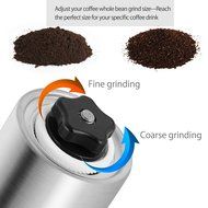 HOMETEK Manual Coffee Grinder Premium Ceramic Burr Spice Mill Precise Stainless Steel Aeropress Compatible Consistent... N7