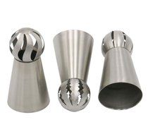 3PCS/Set Russian Piping Tips, SOOKOO Sphere Ball Tips Russian Icing Piping Nozzles Pastry Cake Fondant Cupcake... N8