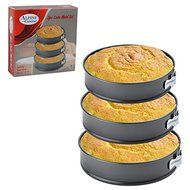 3 Pc Cake Mold Pan Set on sale N2