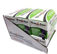 Brew &amp; Save Coffee Paper Filters, 100 Count Per Box (100x) N7