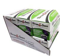 Brew &amp; Save Coffee Paper Filters, 100 Count Per Box (100x) N8