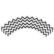 AllyDrew Standard Size Chevron Cupcake Wrappers (Set of 20), Orange N21