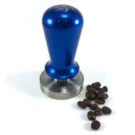 Coffee Espresso Tamper 58mm &ndash; CONSISTANT ACCURATE PRESSURE &ndash; Pulls Epic Shot&ndash; Calibrated to 30lb (Blue) N7