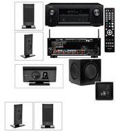 Klipsch Gallery G-12 5.1 Home Theater System-SW-112-Denon AVR-X2100W 7.2