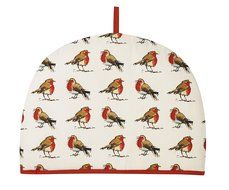 Ulster Weavers Madeleine Floyd Christmas Robins Tea Cosy N2
