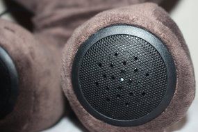 DJ Teddy Portable Mini-Speaker System - Dark Brown N4