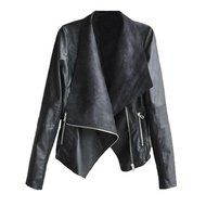 Jacket,Morecome Fashion Vintage Women Biker Motorcycle Leather Zipper Coat N10