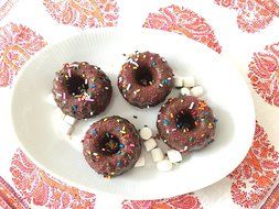 1 Pack 6 Cavity Donut Pan BONUS EBOOK! 100% Food Grade Top Silicone Baking Pan, BPA-Free, Non-Stick, Full Size... N10