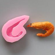 Y&amp;XL&amp;H Shrimp Chocolate Silicone Molds,Cake Molds,Soap Molds,Decoration Tools Bakeware N5