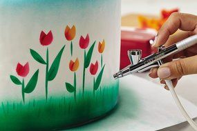Cake Boss Decorating Tools Airbrushing Kit, Red N8