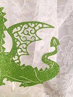 Dragon Themed Party - Cake and Cupcake Toppers N3