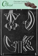 Cybrtrayd H035 Halloween Chocolate Candy Mold, Pumpkin Puzzle