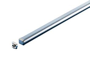Hafele 521.60.609 35.5" Rail Set for Backsplash Railing System, Stainless Steel by Hafele America N2