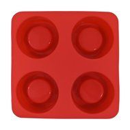 3 Silicone Cake Cup Molds Set 12 Pans Dessert Shell Baking Shortcake Mini Soft N3
