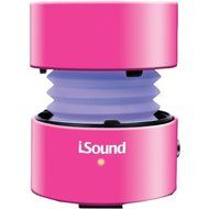 ISOUND ISOUND-5289 Fire Glow Mini Wired Speaker (Pink) by iSound