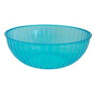 Party Essentials N926855 Hard Plastic 192-Ounce Serving Bowl, Neon Orange N3