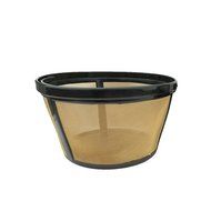 Tri-polar 4 Cup Basket Style Permanent Coffee Filter for Coffeemakers Stainless Mesh