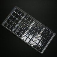 Grainrain Polycarbonate Chocolate Bar Molds PC Mould Clear Hard Plastic Candy Mold Mould N3