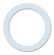 Cuisinox GAS-M6-SILICONE Silicone Gaskets for 6 Cup Espresso Makers, White