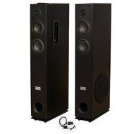 Acoustic Audio TSi300 Bluetooth Powered Floorstanding Tower Multimedia Speakers with Optical Input TSi300D N2
