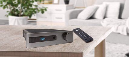 ELAC Element Series Integrated Amplifier, Silver (EA101EQ-G) N4