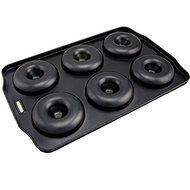 6 Cavities Holes Nonstick Carbon Steel Doughnut Mold Mould Cake Biscuit Pan Molds N4