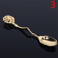 Genenic Kitchen Tools Retro Coffee Spoon Tea Metal N6