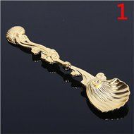 Genenic Kitchen Tools Retro Coffee Spoon Tea Metal N8
