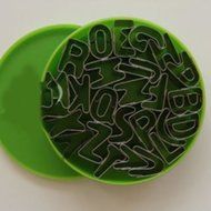 BESTIM Alphabet Shape Mould Fondant Biscuit Cake Box N3