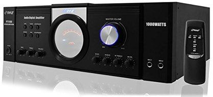 Pyle Pt1100 Home Theater Power Amplifier Amp With Remote Fan Cooled