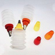 CXLKST Kitchen Reusable Icing Piping Squeeze Cake Decorating Bottle Nozzle Set