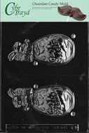 Cybrtrayd E431 Happy Easter with Bunny Hollow Egg Chocolate/Candy Mold