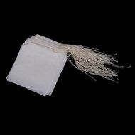 50pcs Drawstring Bags Nut Milk Tea Fruit Juice Strainer Filter Bag (white, 11 x 8cm) N10
