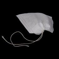 50pcs Drawstring Bags Nut Milk Tea Fruit Juice Strainer Filter Bag (white, 11 x 8cm) N11