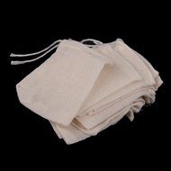 50pcs Drawstring Bags Nut Milk Tea Fruit Juice Strainer Filter Bag (white, 11 x 8cm) N12