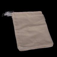 50pcs Drawstring Bags Nut Milk Tea Fruit Juice Strainer Filter Bag (white, 11 x 8cm) N17