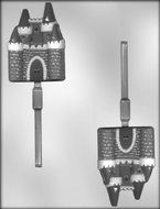CK Products 3-1/4-Inch Castle Sucker Chocolate Mold