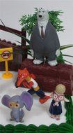 ZOOTOPIA 20 Piece Birthday CAKE Topper Set Featuring Judy Hopps, Nick Wilde, Major Lionhart - Themed Decorative... N7