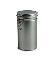Nakpunar 1 pcs Airtight Tea Coffee Tins with Latch N2