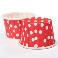 TOOGOO(R) 100 X Cupcake Wrapper Paper Cake Case Baking Cups Liner Muffin red