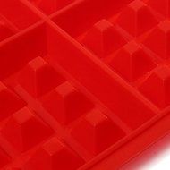 4-Cavity Mini Waffles Cake Chocolate Pan Silicone DIY Tray Mold Mould N9