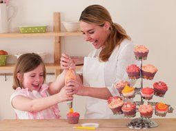 Newlemo Stainless Steel Nozzles Set of 24 Piping Nozzles Cake Decorating Tips Sets with 1 Medium Reusable Pastry... N2