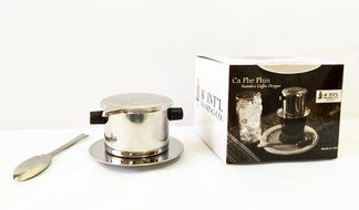 Vietnamese Style Coffee Infuser Phin Filter(Caphe Su Da)-Small Size-Hand Press N3