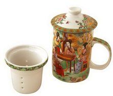 Exquisite Porcelain Tea / Coffee Cup W. Filter LG