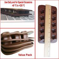 VALUE PACK (75 Stars) 5 fdiym Silicone Candy Molds, Ice Cube Trays, 4th of July Party, Homemade Soap, Chocolate... N5